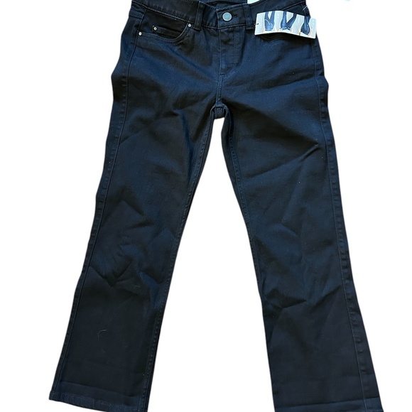 NWT Rafaella Weekend Comfort Stretch Black Capri Travel, Casual Slimming SZ 4 - Picture 1 of 8